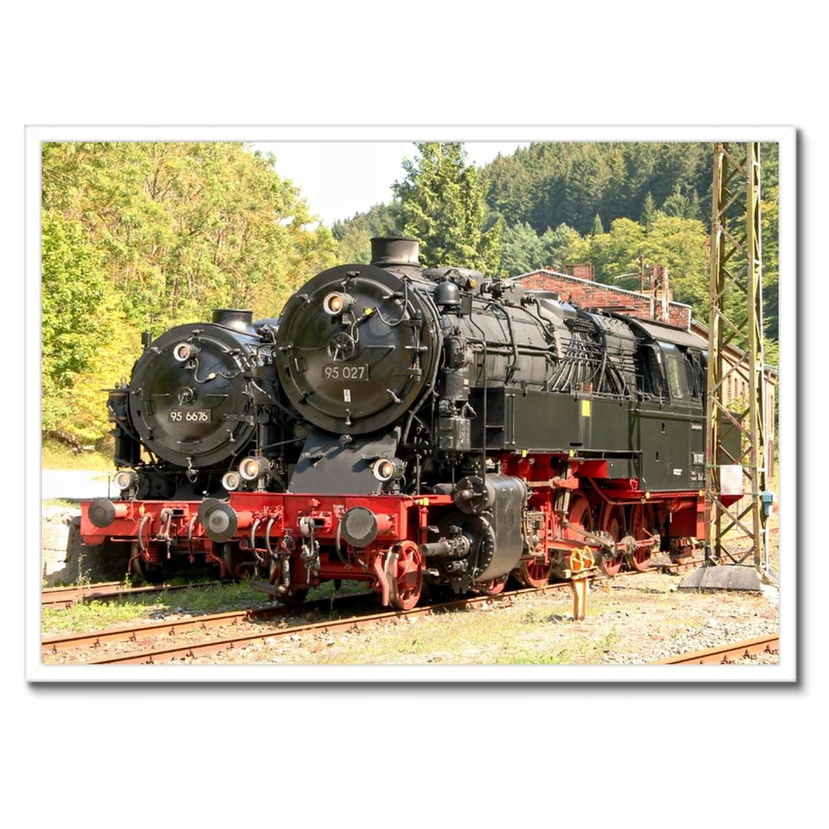 Plakáty v rámu 70x50 Parní lokomotiva