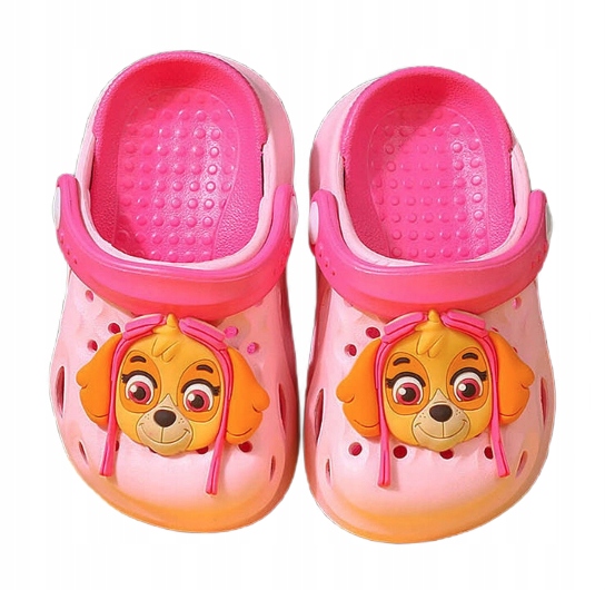 KLAPKI KAPCIE DZIECIĘCE BUTY SANDAŁKI PSI PATROL SKYE 23-25