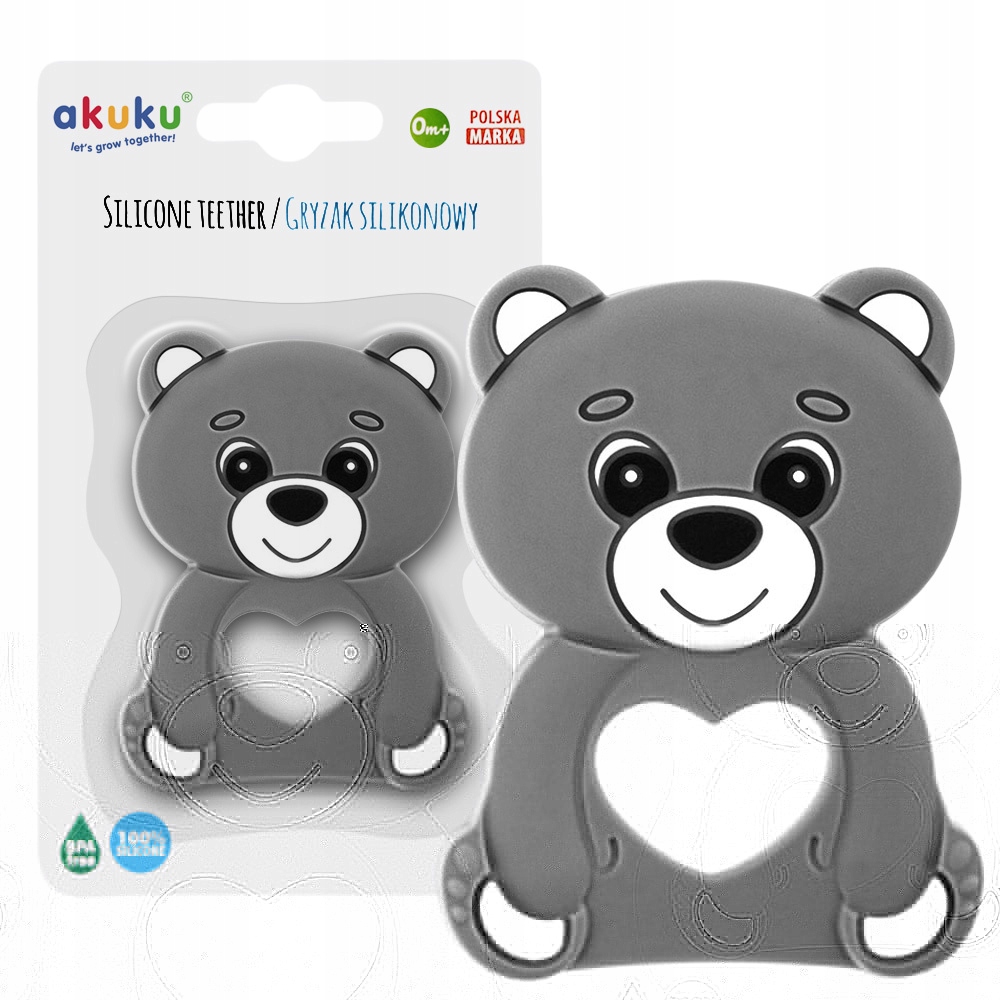 

Akuku Miękki Gryzak Silikonowy na ząbkowanie masaż