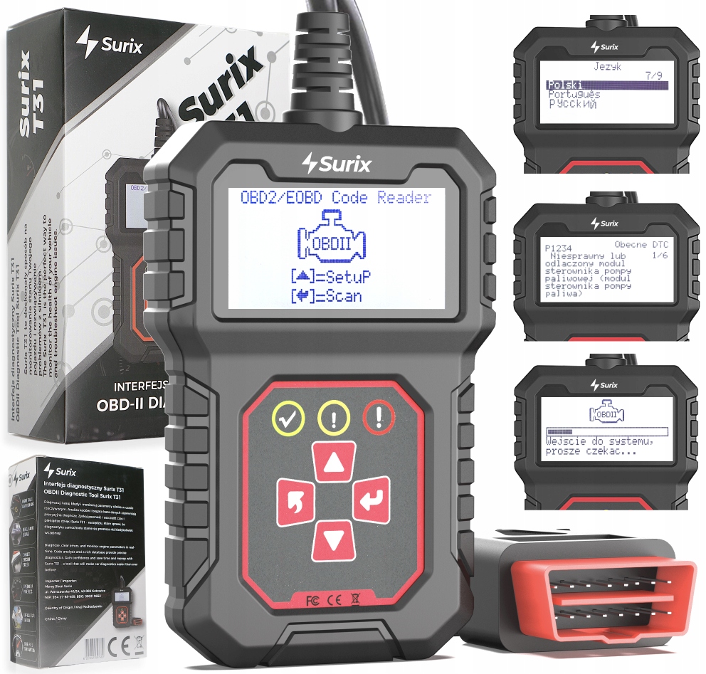 Skaner Diagnostyczny Obd2 w Testery i interfejsy diagnostyczne ...