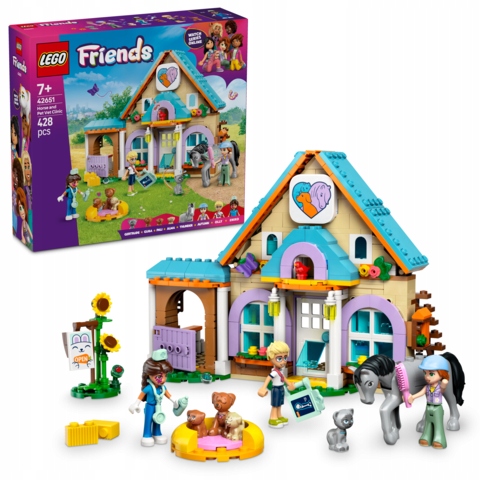 Lego – Přátelé – Kůň A Léčebna Pro Zvířata – 42651
