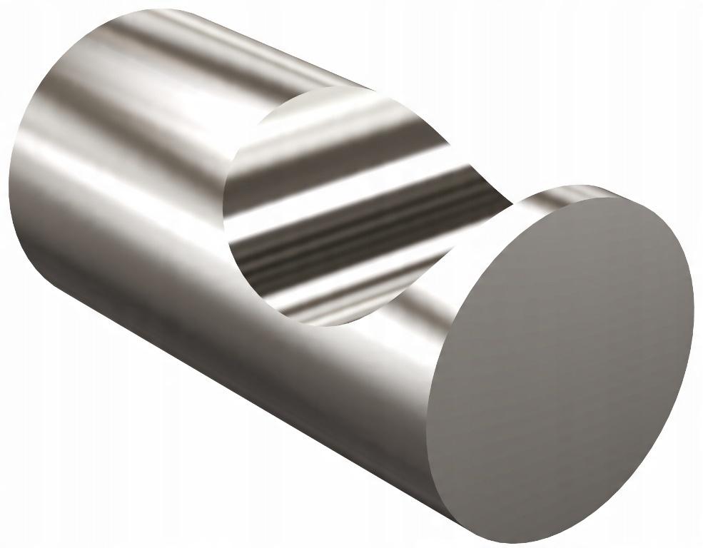 

Wieszak pojedynczy z rowkiem 4 cm 469/SG Inox