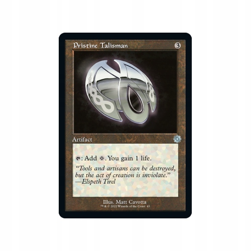 Mtg 2x Pristine Talisman *Retro-Frame* (u)