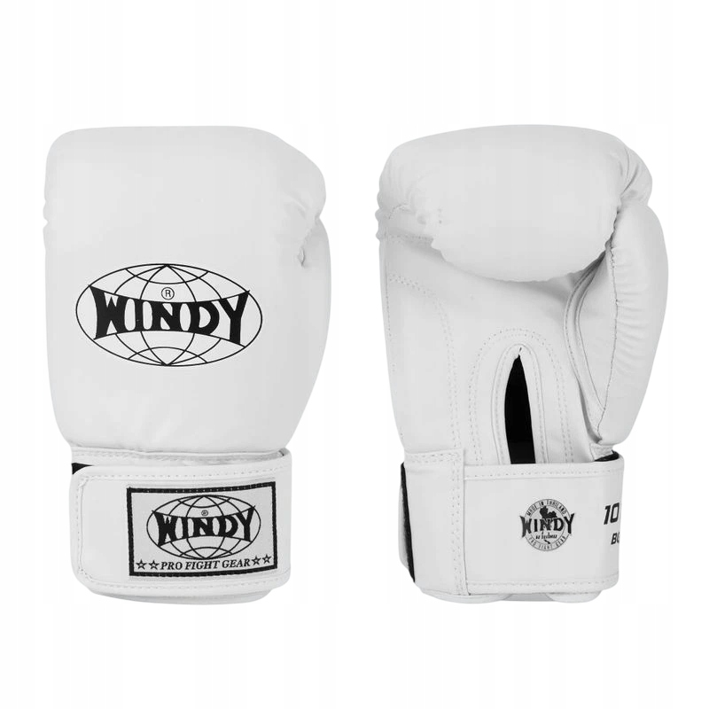 rękawice bokserskie windy classic synthetic leather 14OZ Biały