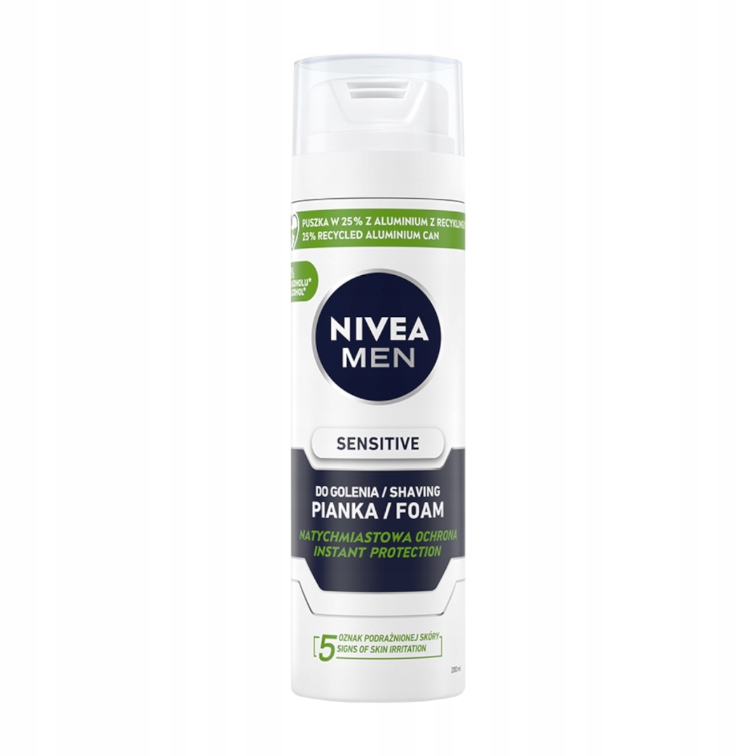 NIVEA Men Sensitive łagodząca pianka do golenia 200ml