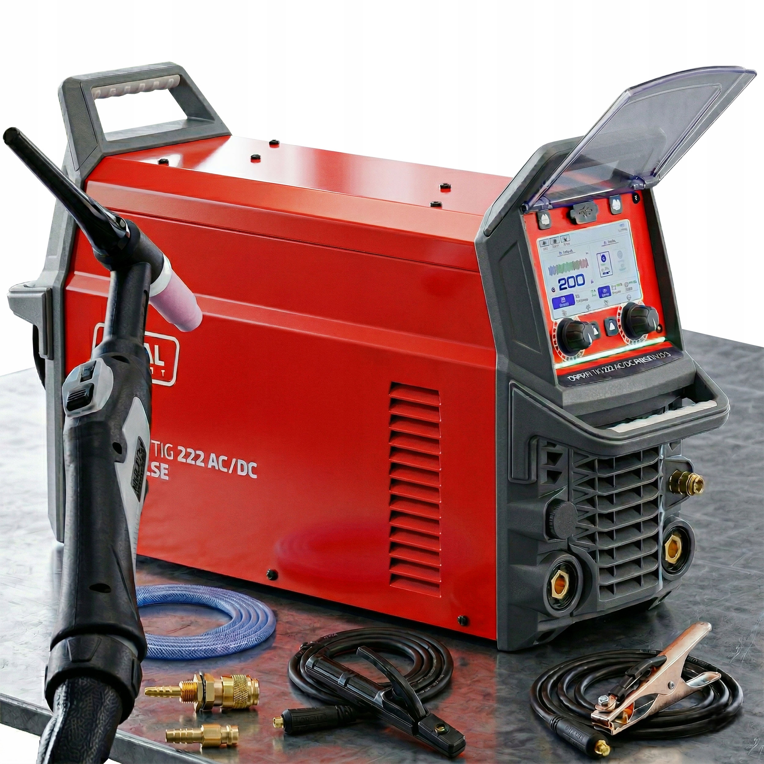 Spawarka Inwertorowa Tig Ac/dc 200A Ideal Expert 222 Puls Do Aluminium Pfc