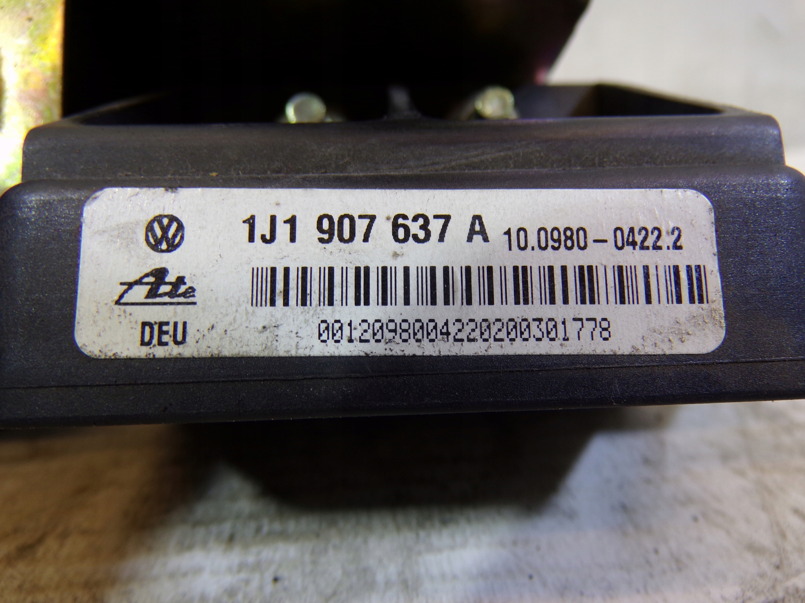 sensor module ESP SENSOR VOLKSWAGEN 1J1907637A / 1J0907651A (4) POROWNAJ NR