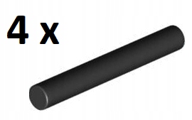 

Lego Black Bar 3L (Bar Arrow) Pręt 87994 4 szt