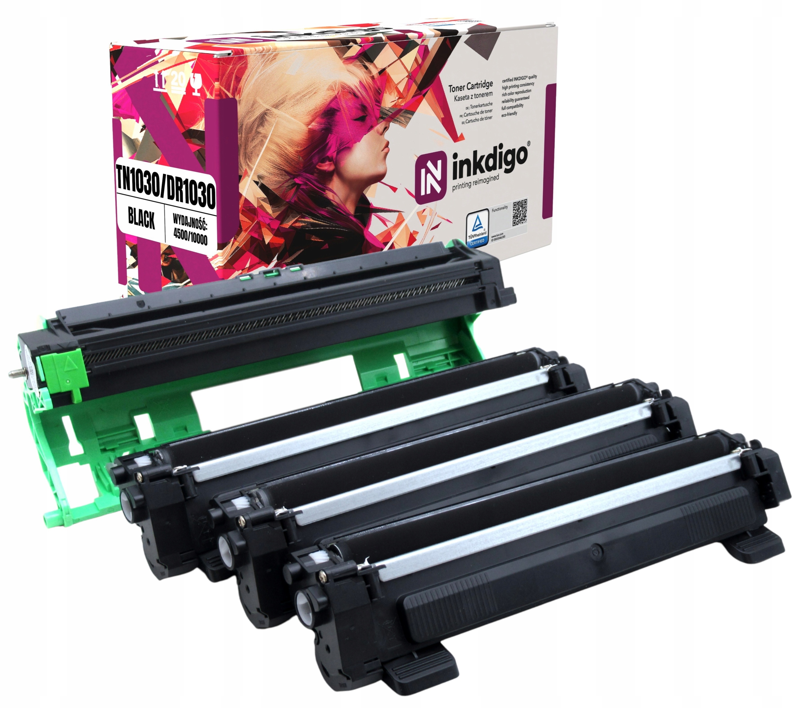3x Toner TN1030 a Buben DR1030 pro tiskárnu Brother HL-1210W MFC-1910WE