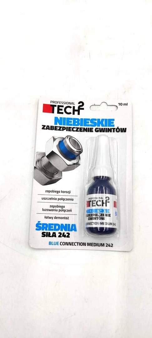 

Zabezpiecza gwinty niebieski 10ml TECH2(*12) 27003