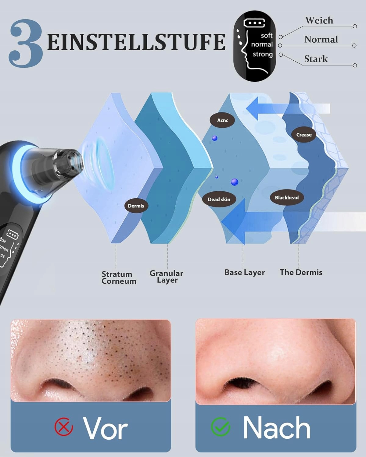 AnyFace Odkurzacz do usuwania wągrów Marka inna marka