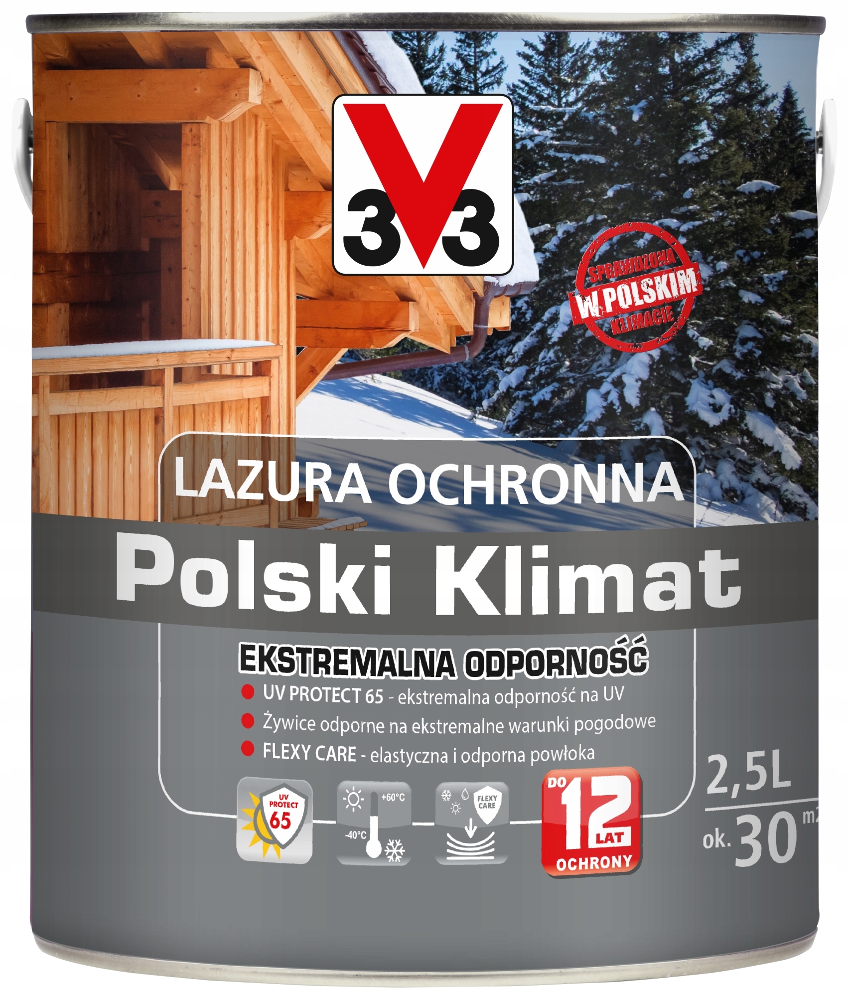 LAZURA V33 POLSKI KLIMAT 12 LAT 2,5L SOSNA SKANDYNAWSKA