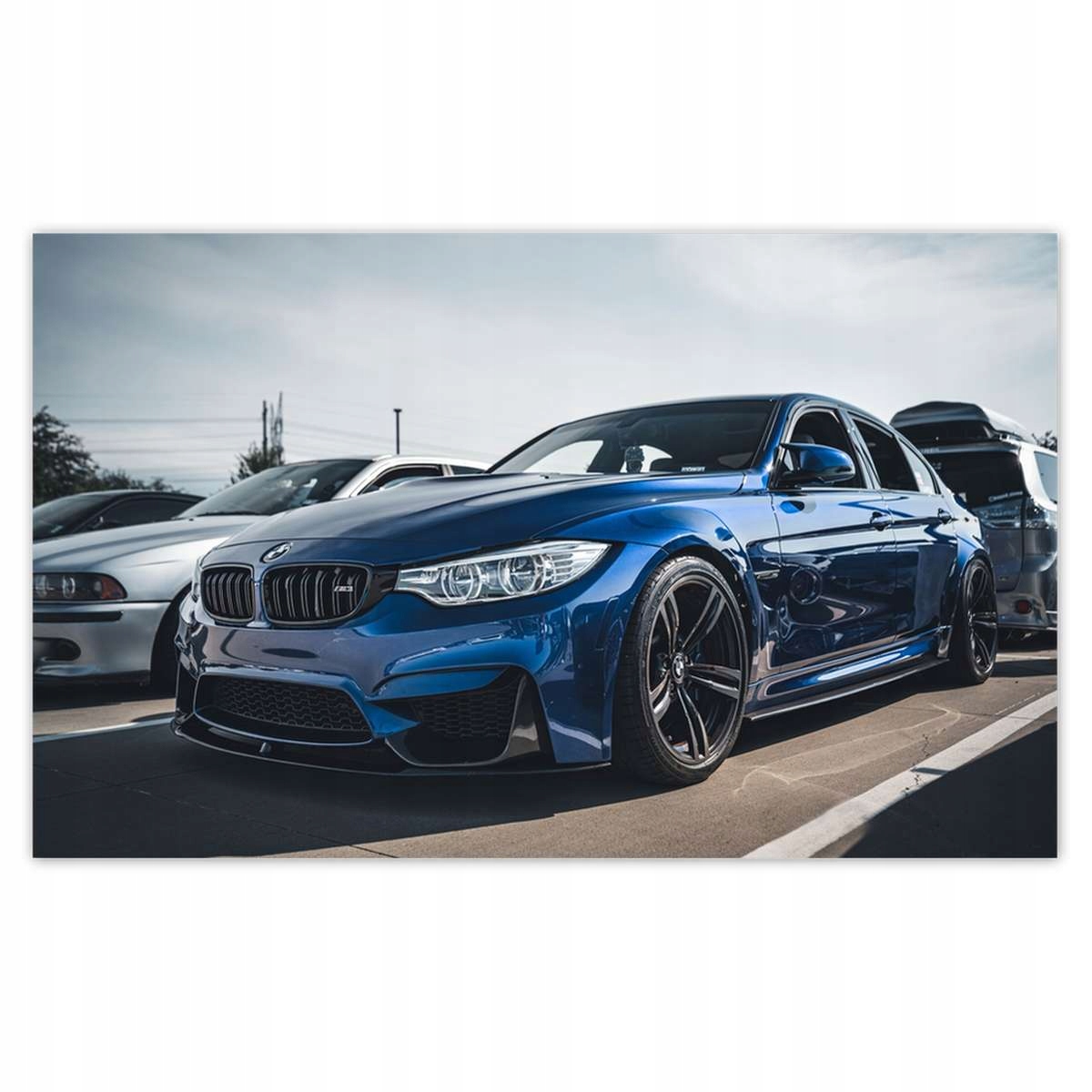 Fototapety 416x254 Niebieskie Bmw M3 Auto