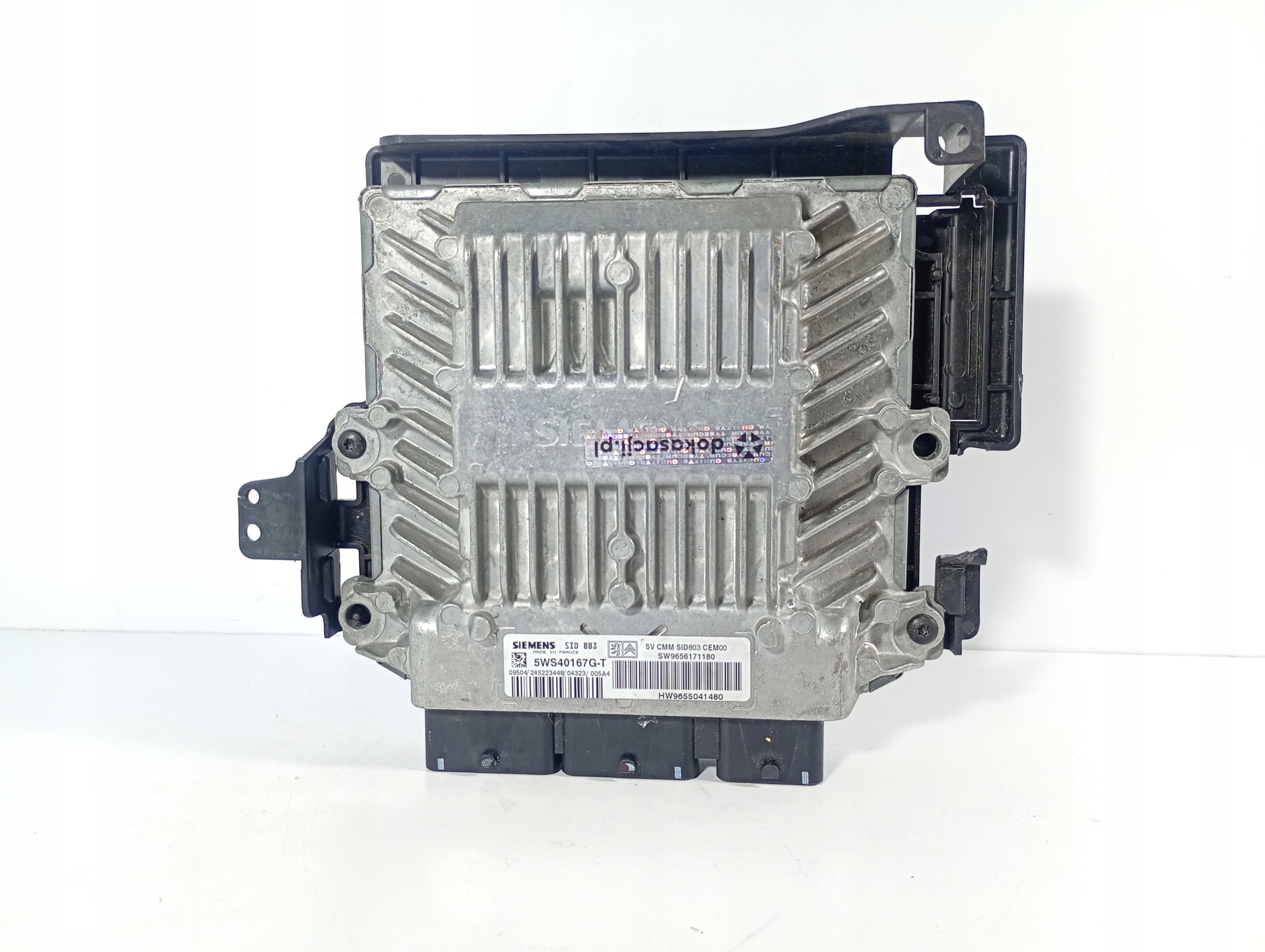 Peugeot 407 04-10 computer control unit of the engine OE 9655041480