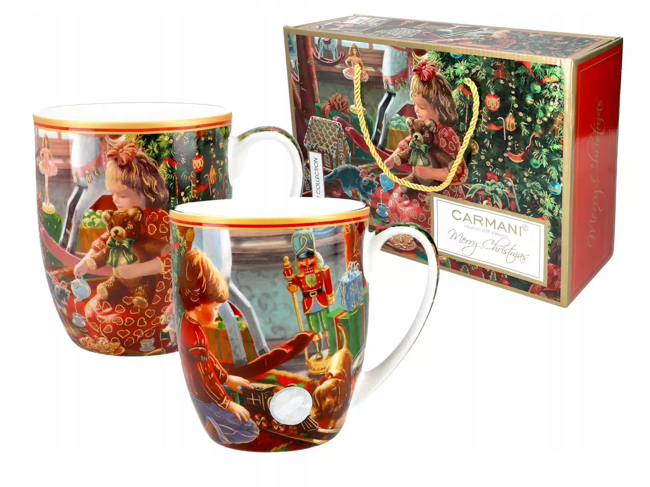 

Komplet 2 kubków świątecznych Moc prezentów 380ml