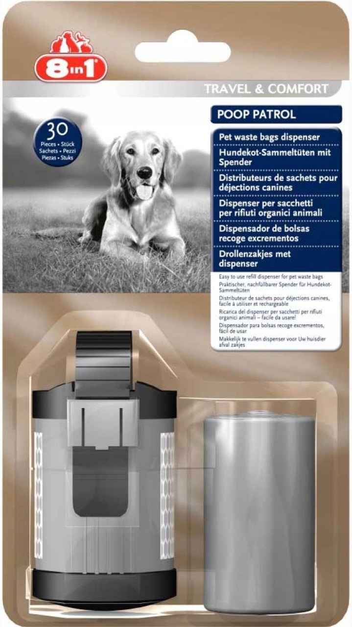 

8in1 Pojemnik i woreczki na odchody