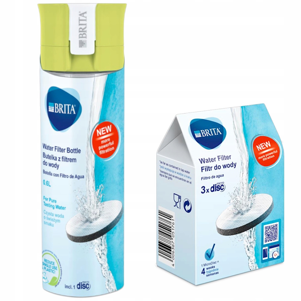 

Butelka Filtrująca Brita +4 Wkłady MicroDisc Brita