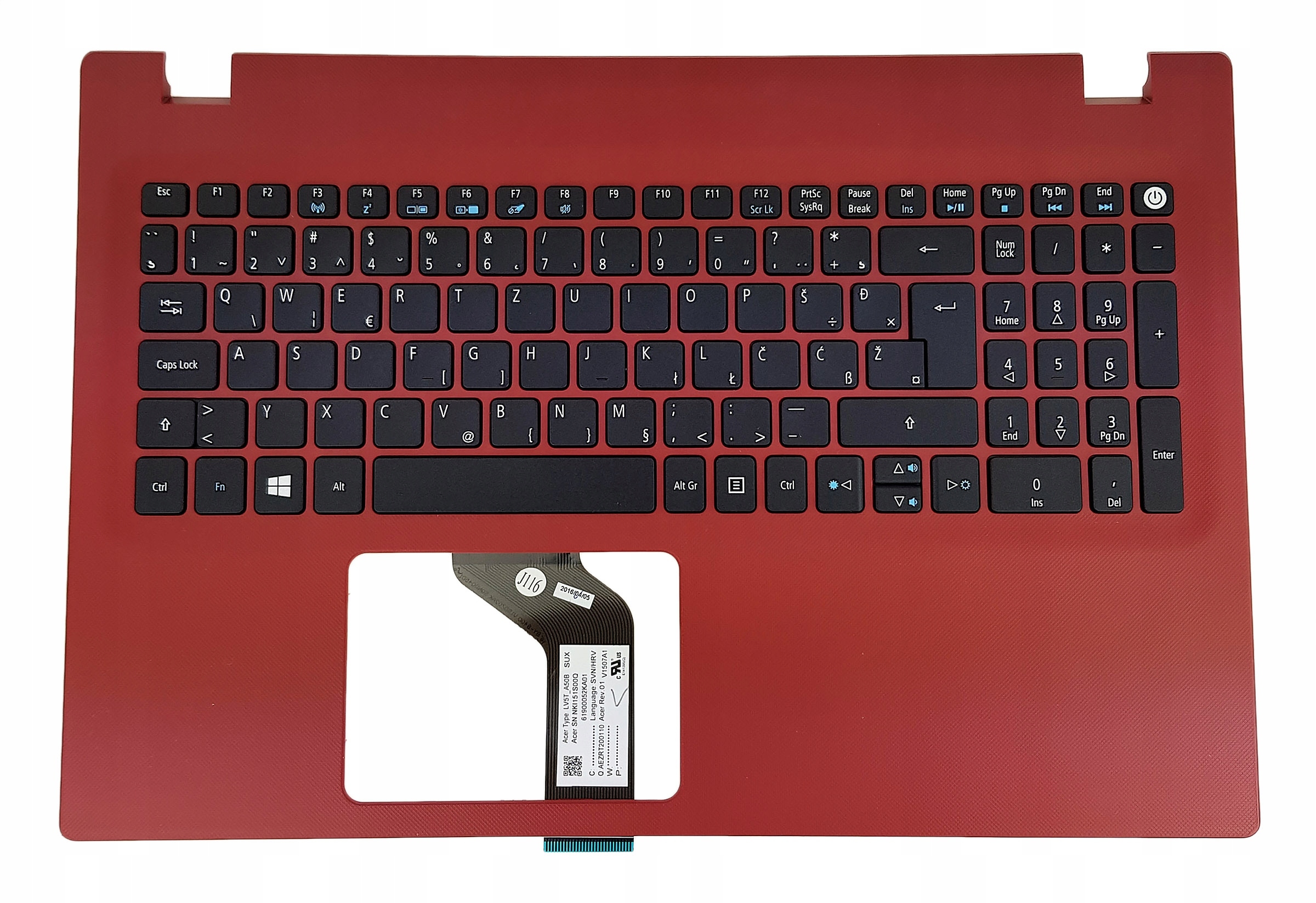 Nová Klávesnice Acer Aspire E5-522 E5-532 E5-552 E5-573 E5-574 N15Q