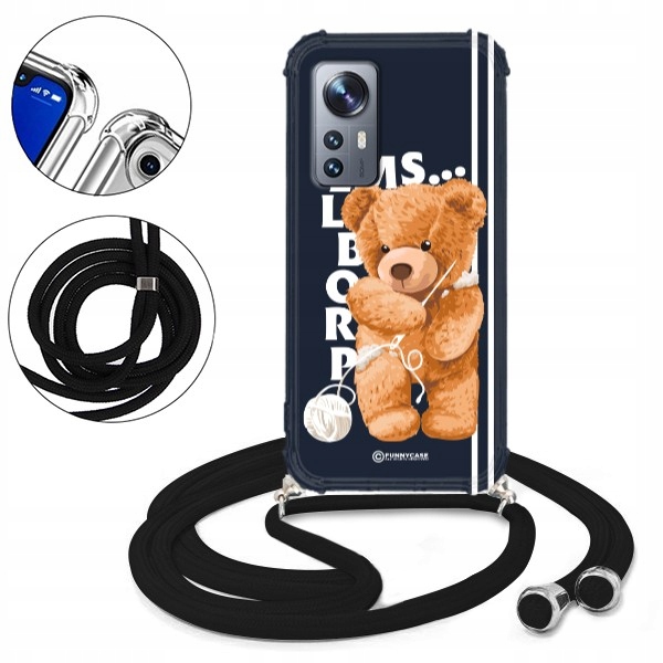 

Etui Crossbody Czarny do Xiaomi 12 TEDDY3