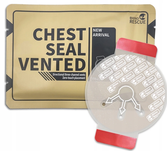 

Opatrunek wentylowy klatki piersiowej Chest Seal