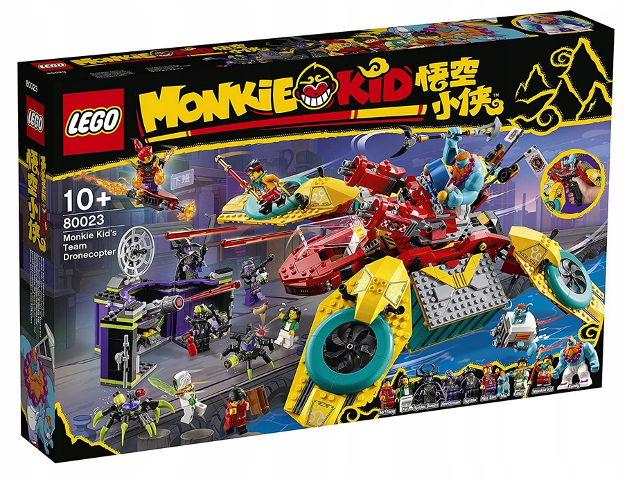 Lego 80023 Monkie Kid Dronkoptéra Týmu Monkie Kida
