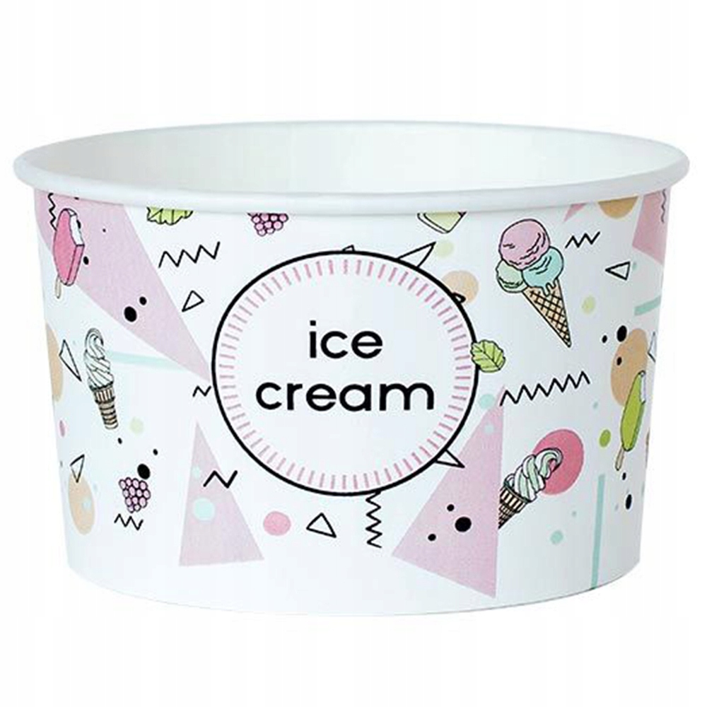 

Pojemnik Miska Na Lody Papierowy Ice Cream 245ml