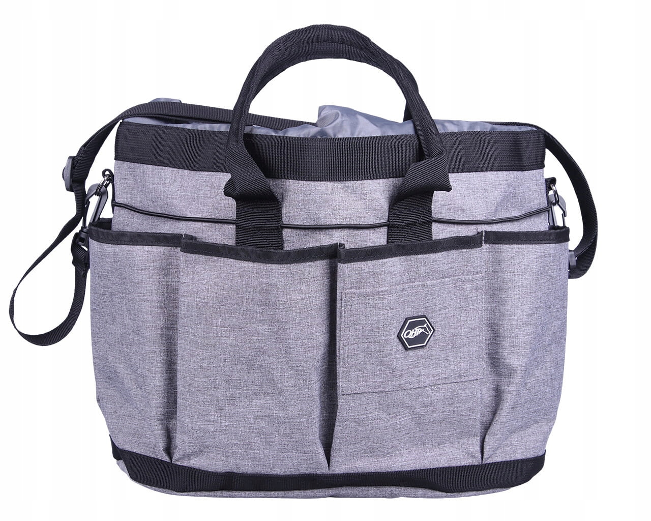 Torba na szczotki dla konia Qhp Grooming Bag szara