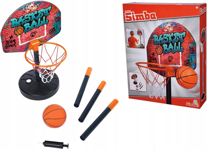 Basketbalový set se stojanem Simba 160 cm