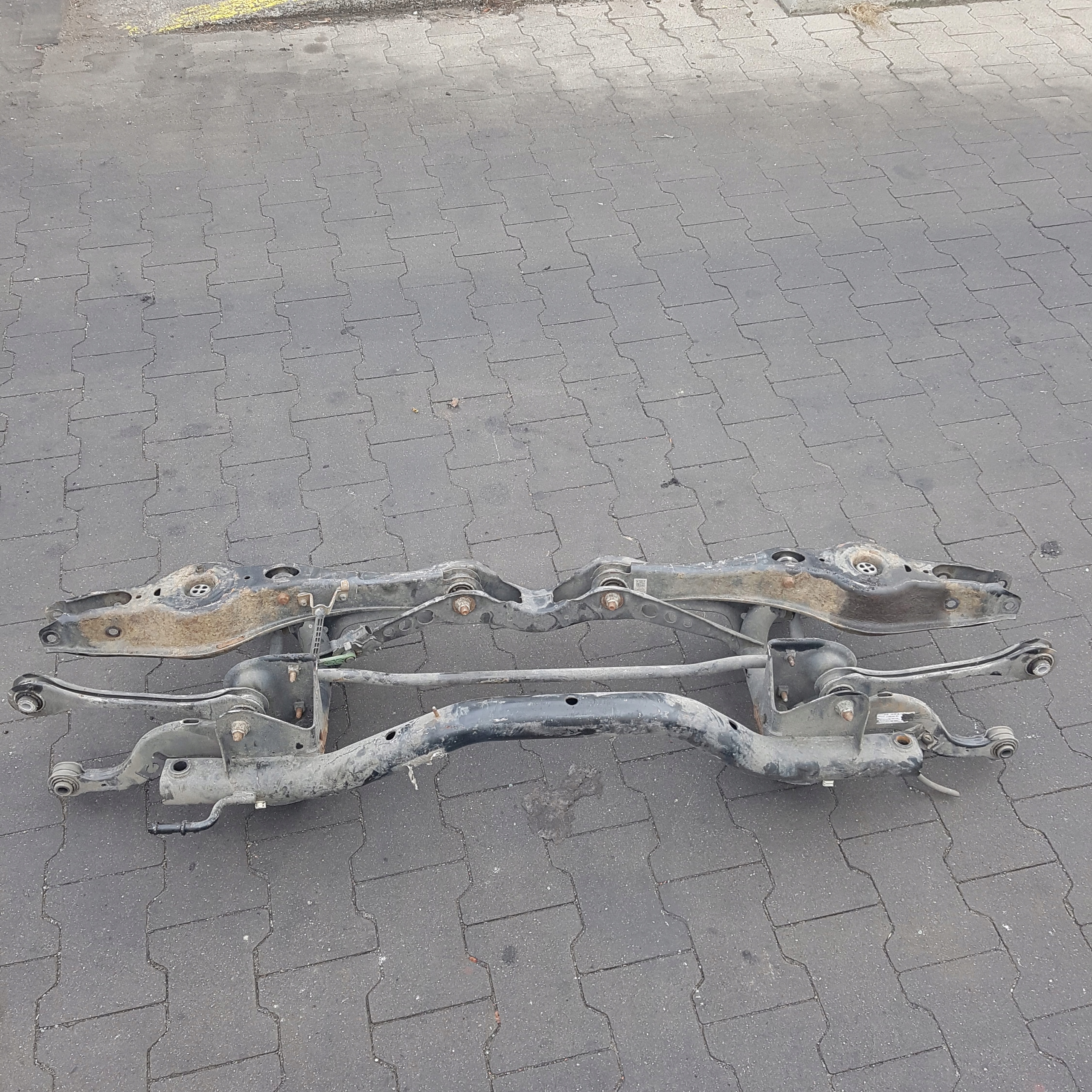 axle beam subframe springing rear part VOLKSWAGEN GOLF 7