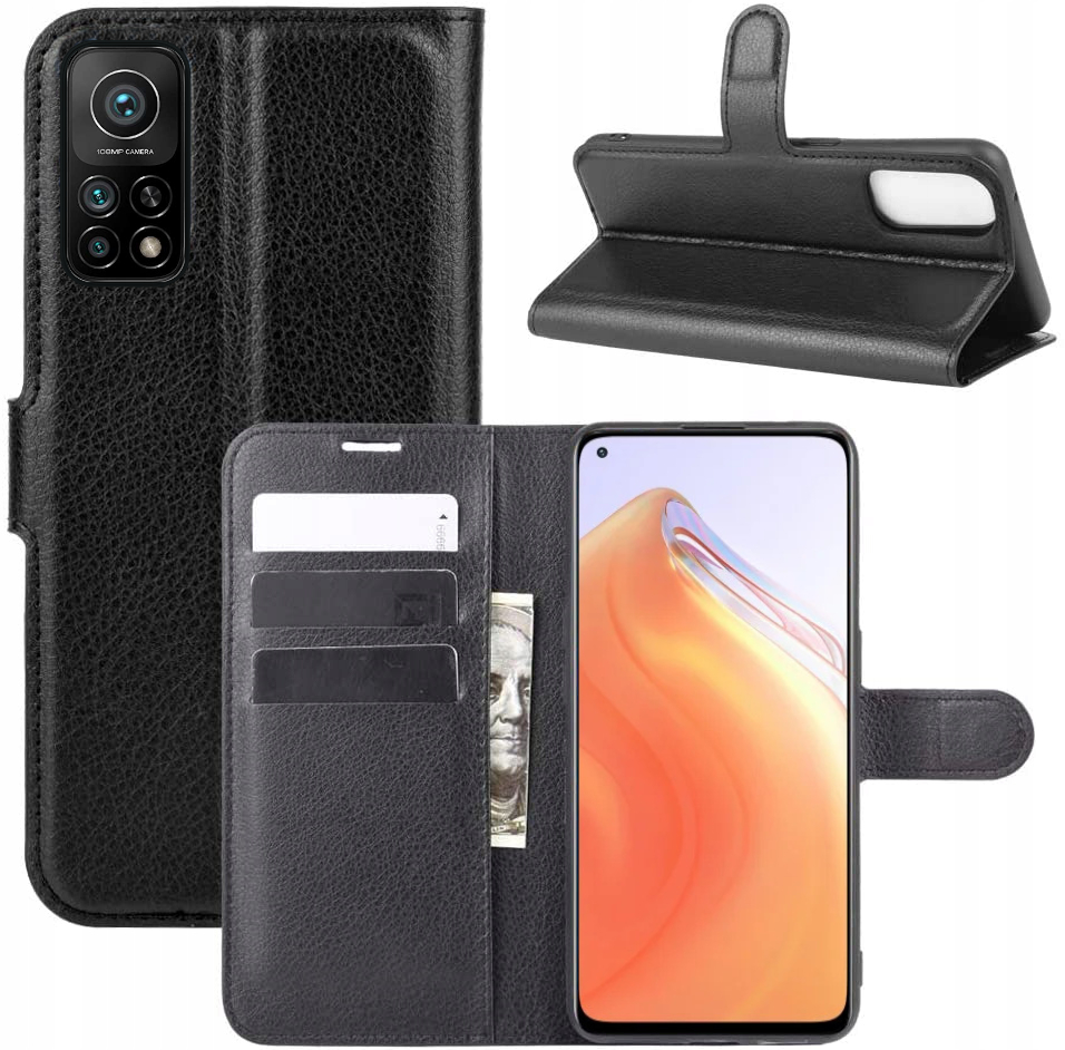 

Etui Portfel Litchi Case Do Xiaomi MI 10T/10T Pro
