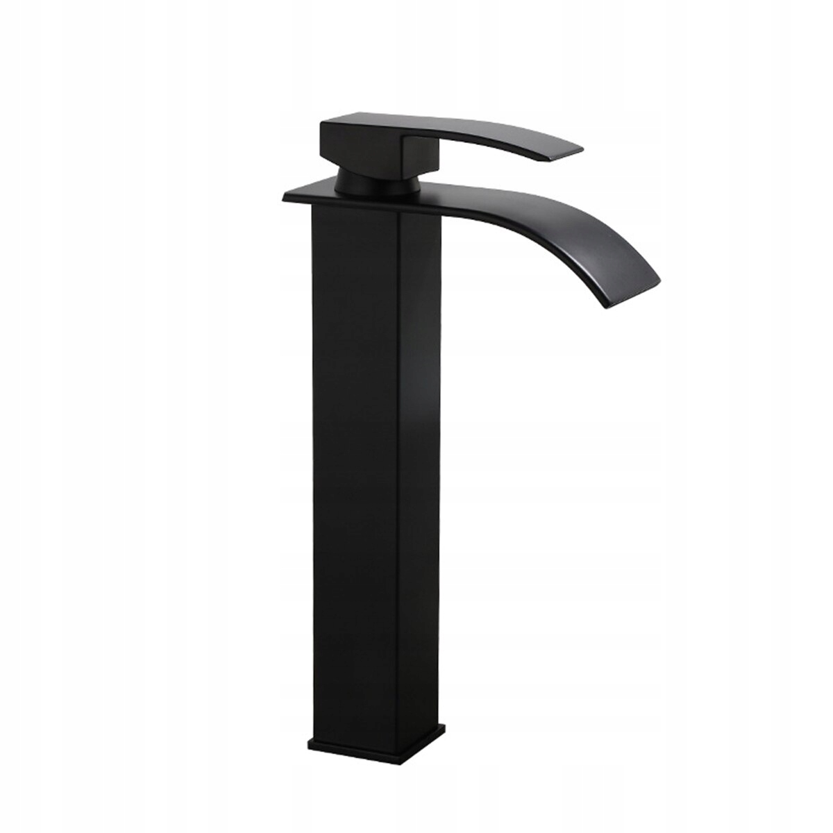 BATERIA UMYWALKOWA CZARNA WYSOKA STOJĄCA nablatowa kran do umywalki Typ montażu stojąca