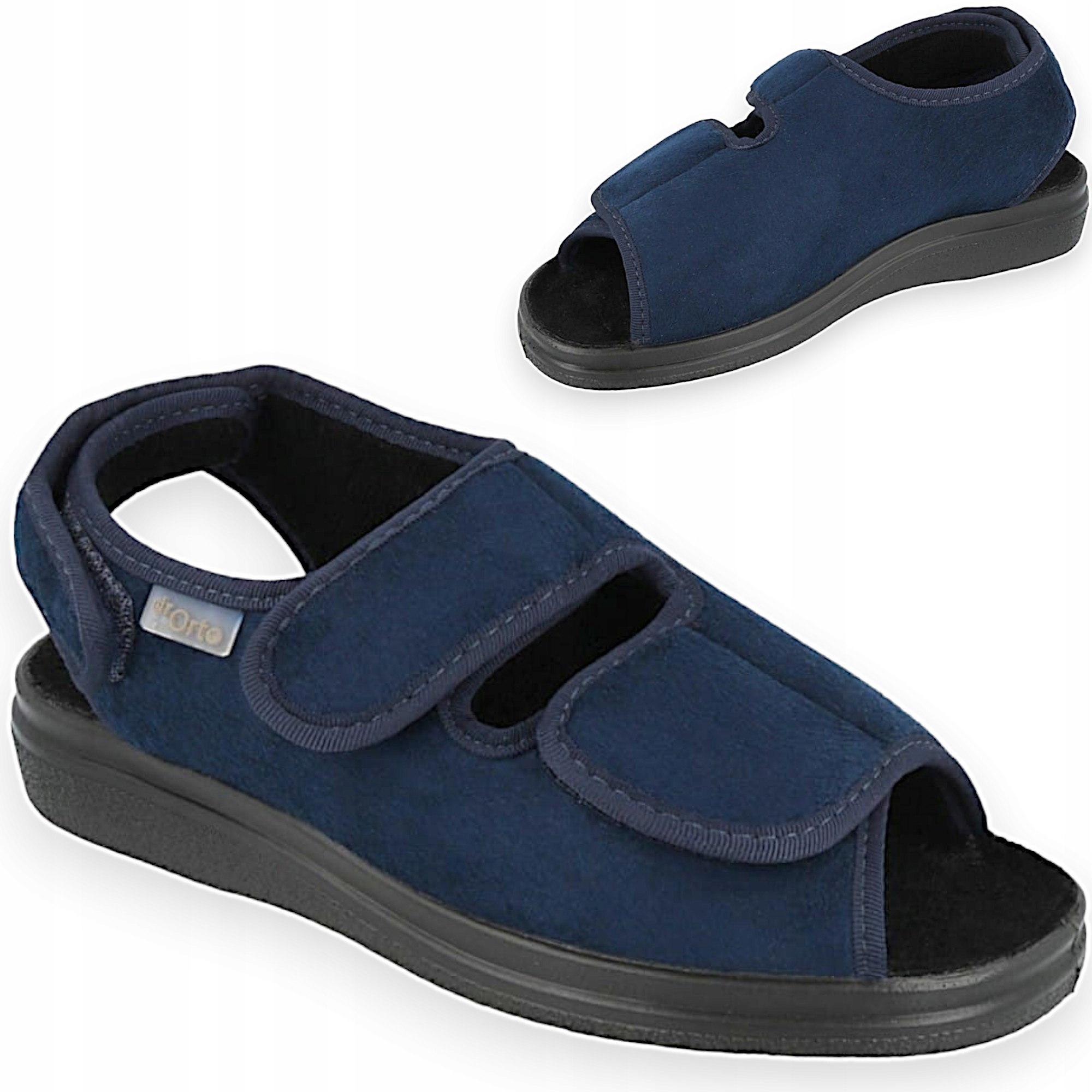 Dámské sandály Papuče Na Suchý Zip Dr Orto 676 Zdravotní Námořnická Modrá 40