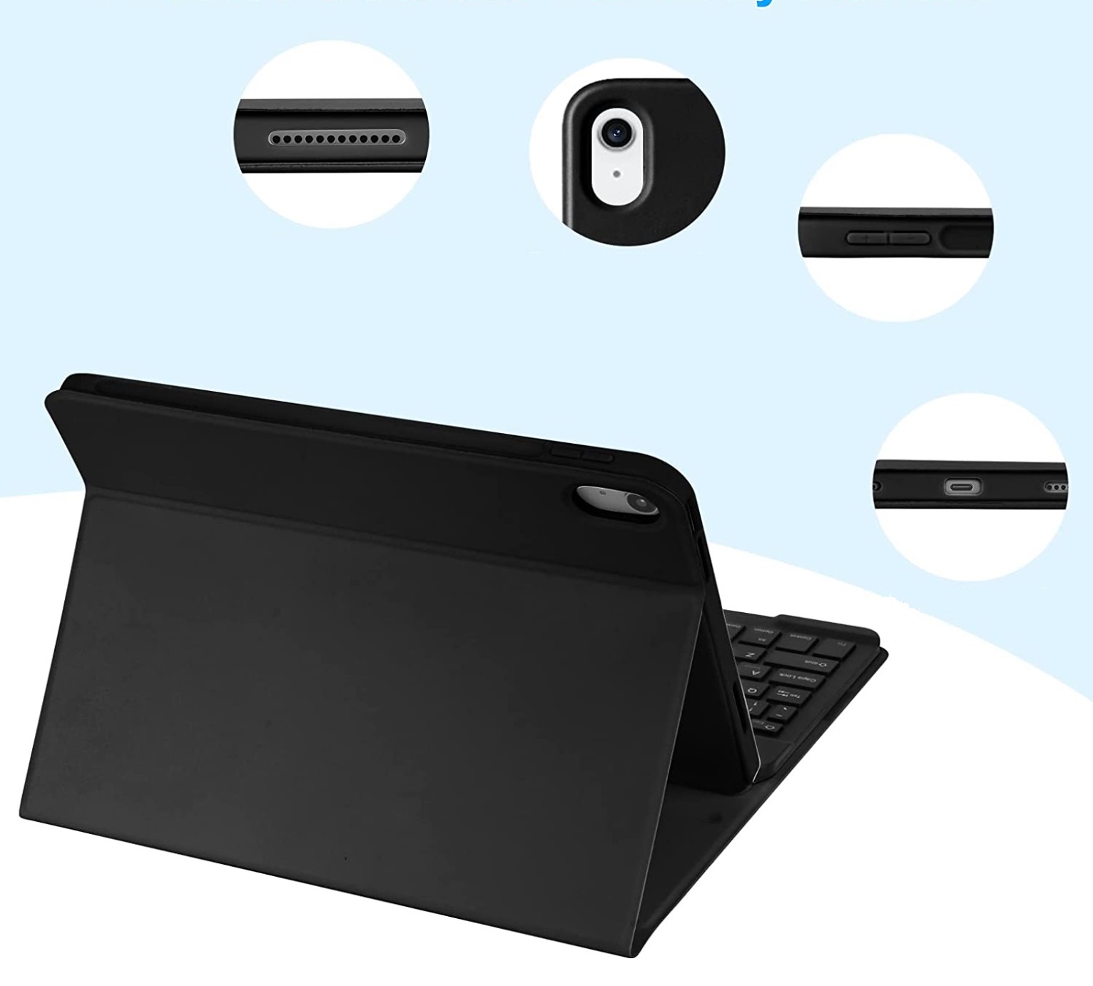 ETUI i KLAWIATURA do Apple iPad 10.9 10 GEN 2022 Pasuje do modelu iPad 10 GEN 10.9