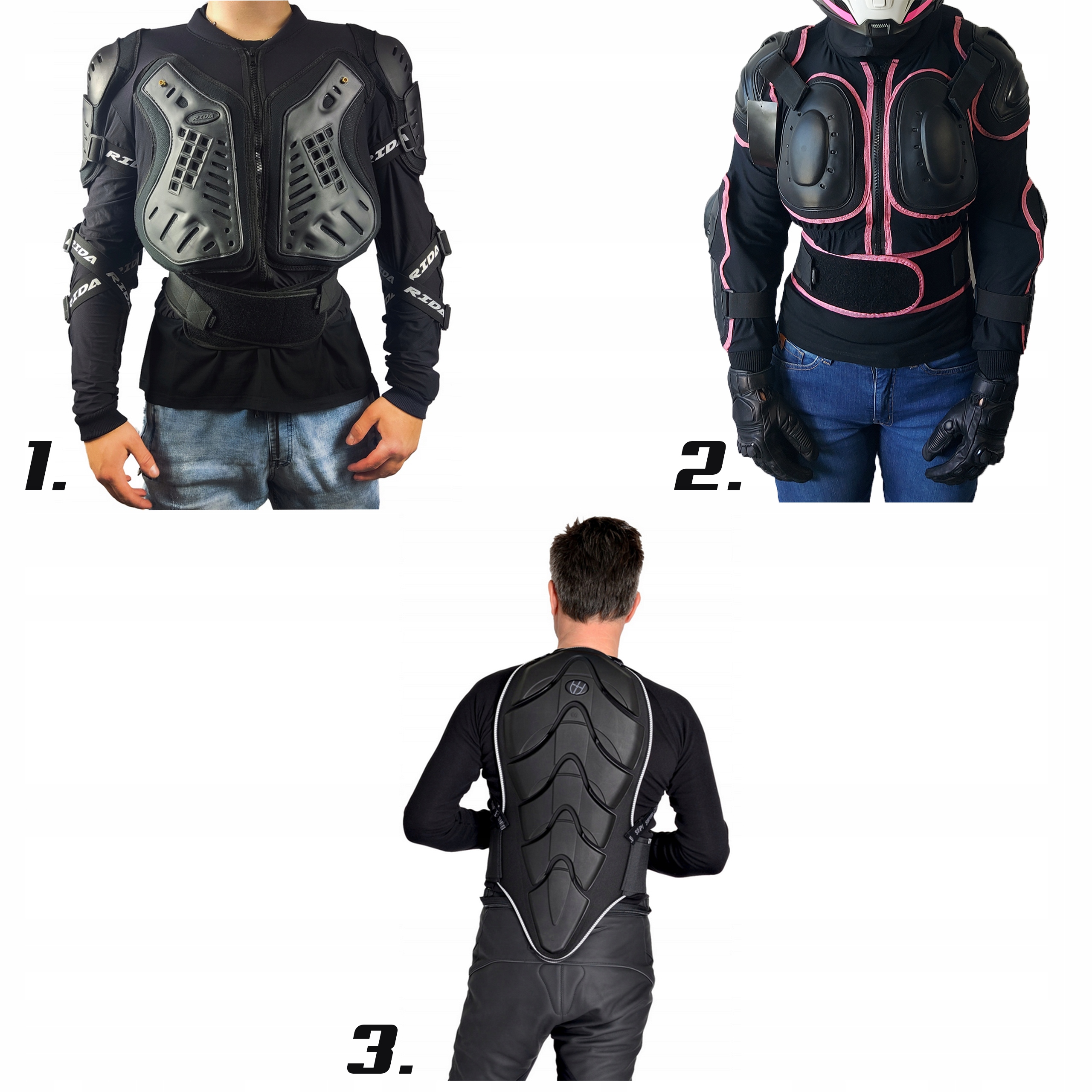 Zbroj Buzer Motocyklový chránič protektoru Cross Quad Enduro Off-Road