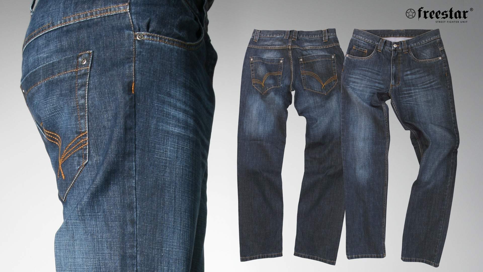 Spodnie Jensowe Freestar Road Vintage Rozmiar S