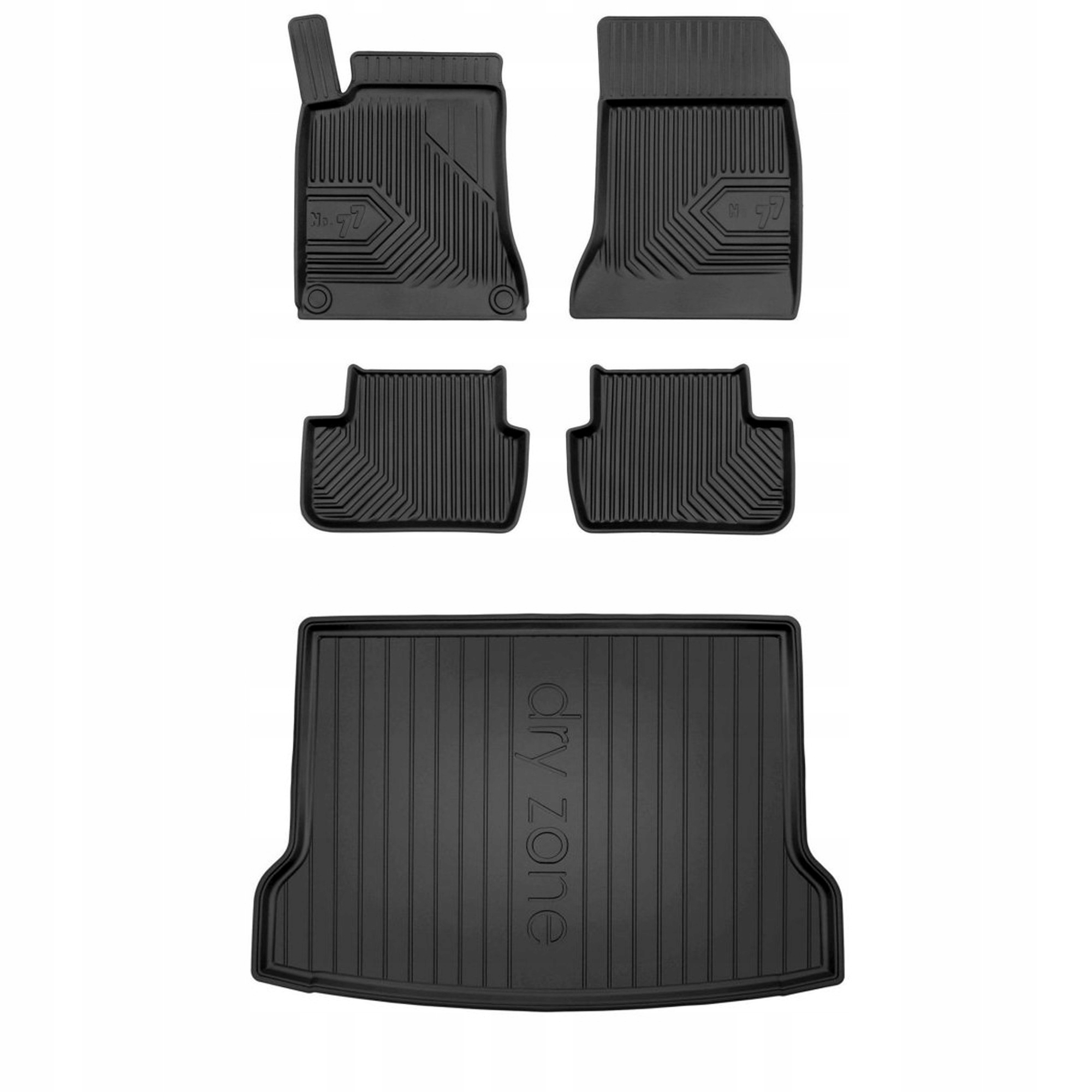 Gumová sada koberčekov a rohože Mercedes-Benz Gla X156 2013-2019