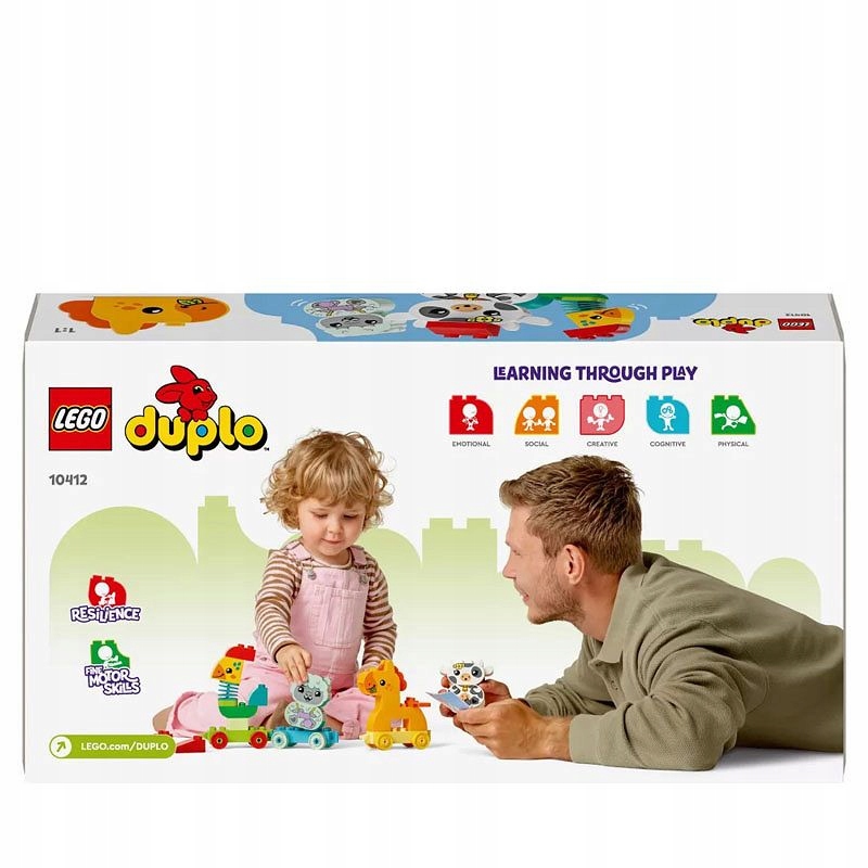 OUTLET LEGO Duplo 10412 Pociąg ze zwierzątkami Koń Duże Klocki Dla 2 3 4 la Numer produktu 10412