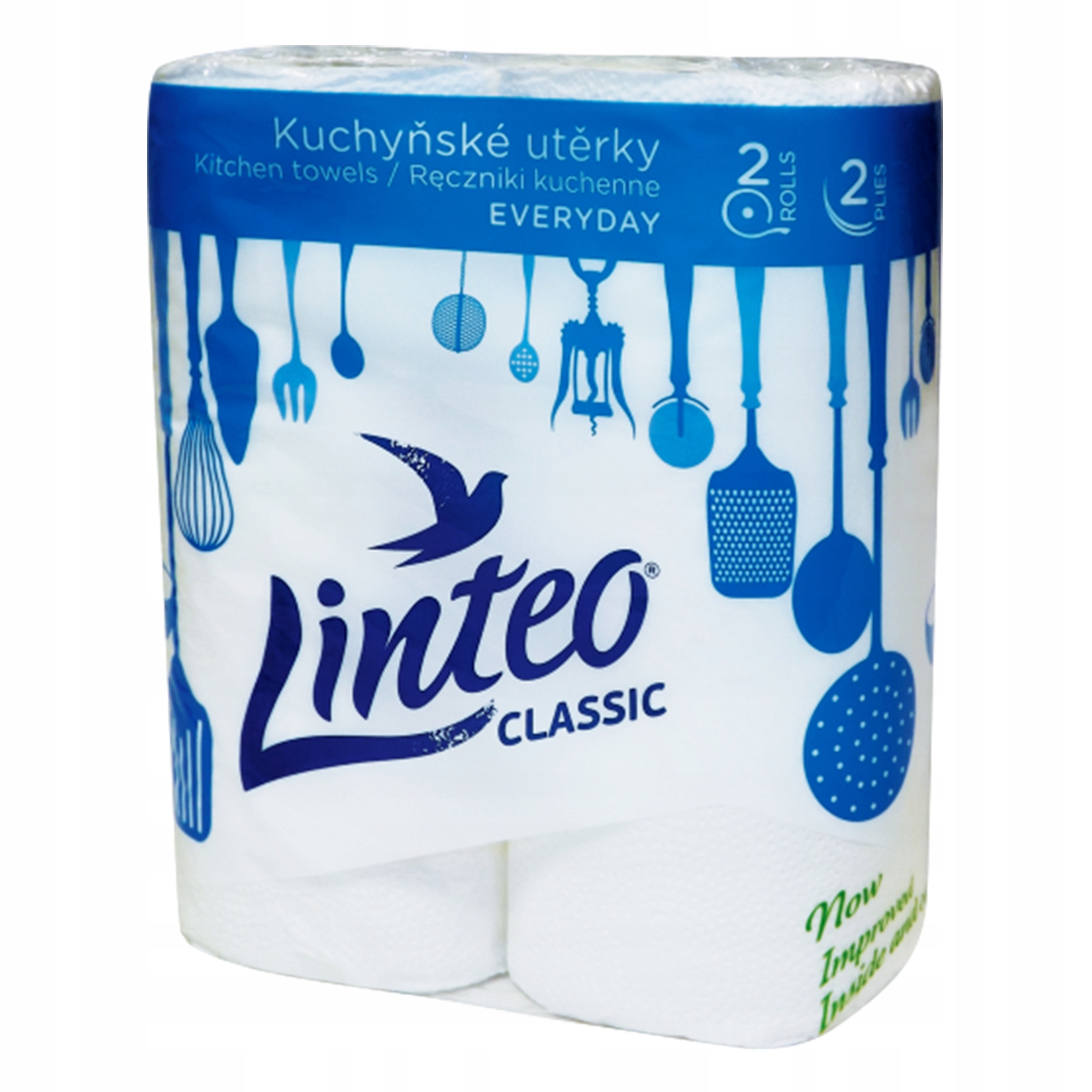 

Ręcznik Kuchenny Linteo Dwie Rolki, Celuloza
