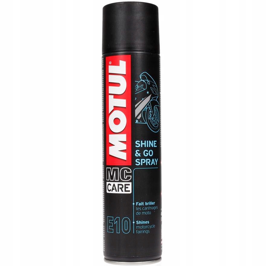 

Motul E10 Shine Go Spray przywraca połysk
