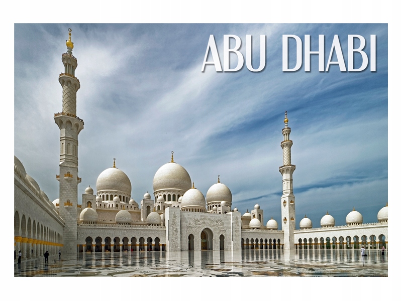 

Abu Dhabi Meczet Zajida Magnes na lodówkę