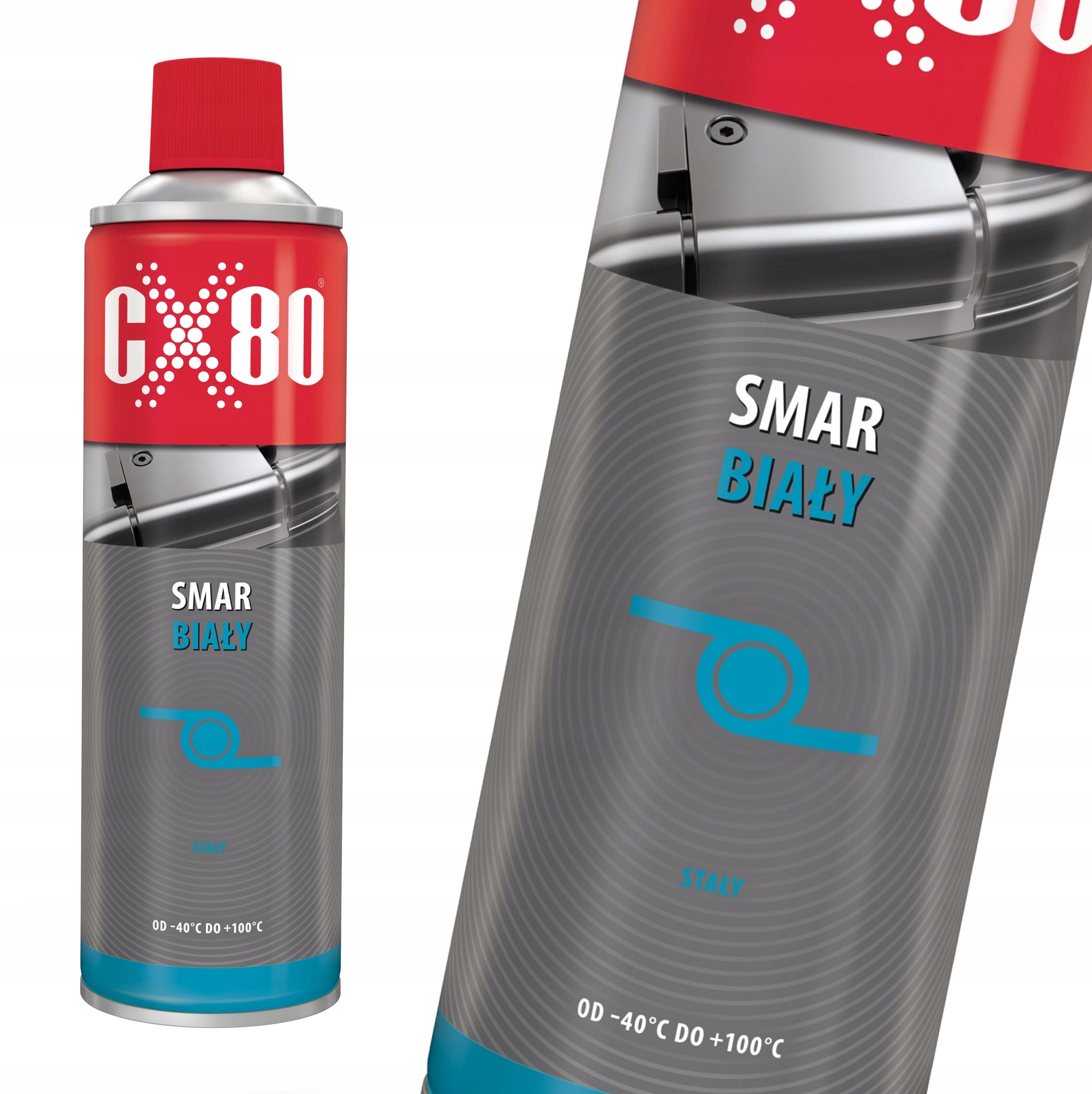 CX80 Smar Biały Do Zawiasów Zamków Nadwozi Bram Niskotemperaturowy 500ml