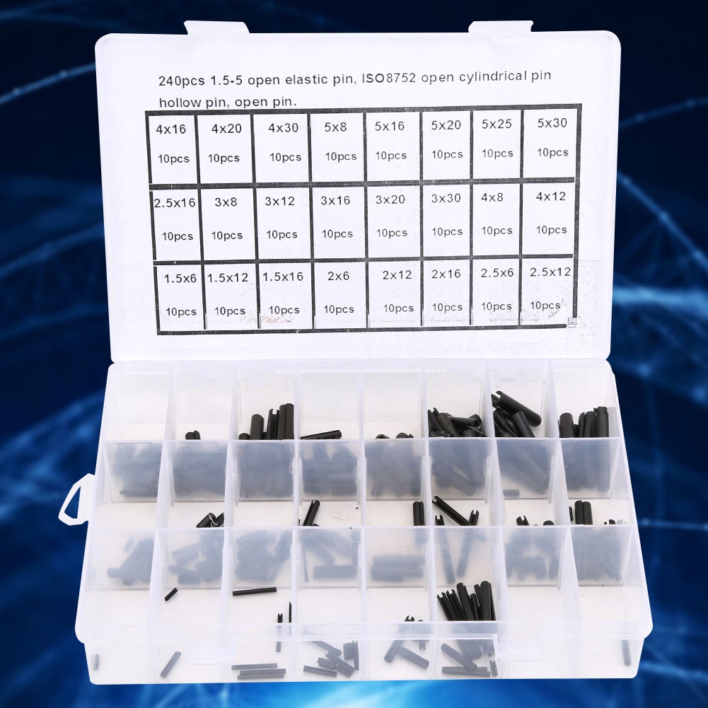 ZESTAW WAŁKÓW SPRĘŻYSTYCH SPRĘŻYNOWYCH KOŁKI Kod producenta 252295