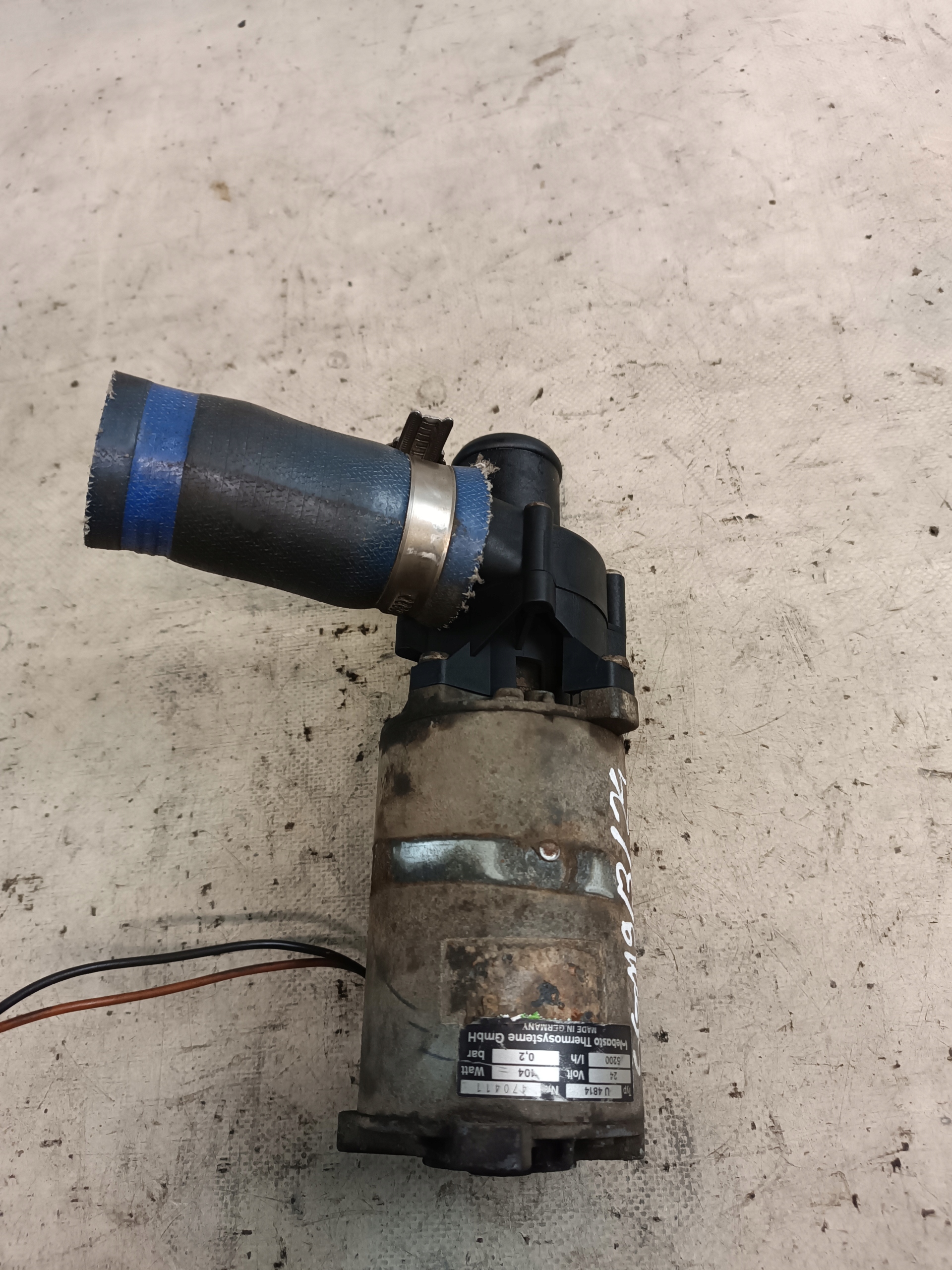 Wasserpumpe 24V U4814 WEBASTO