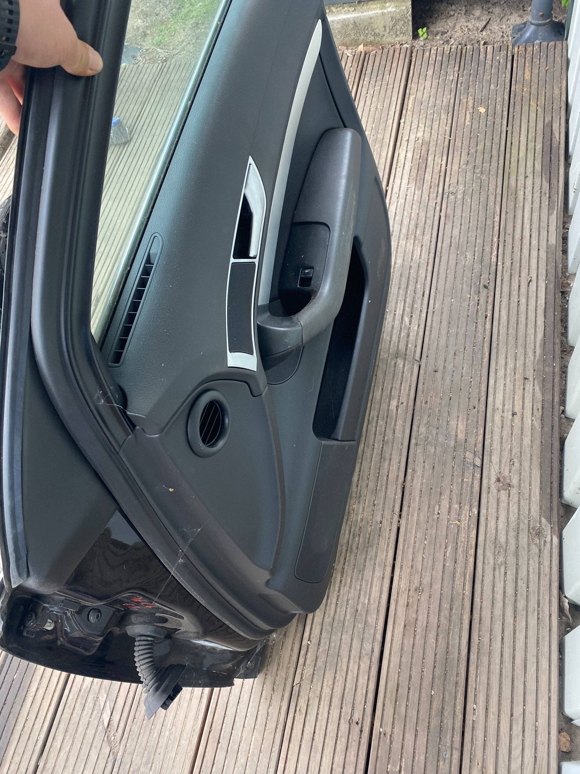AUDI A6 C6 complete door right front front LZ9Y black