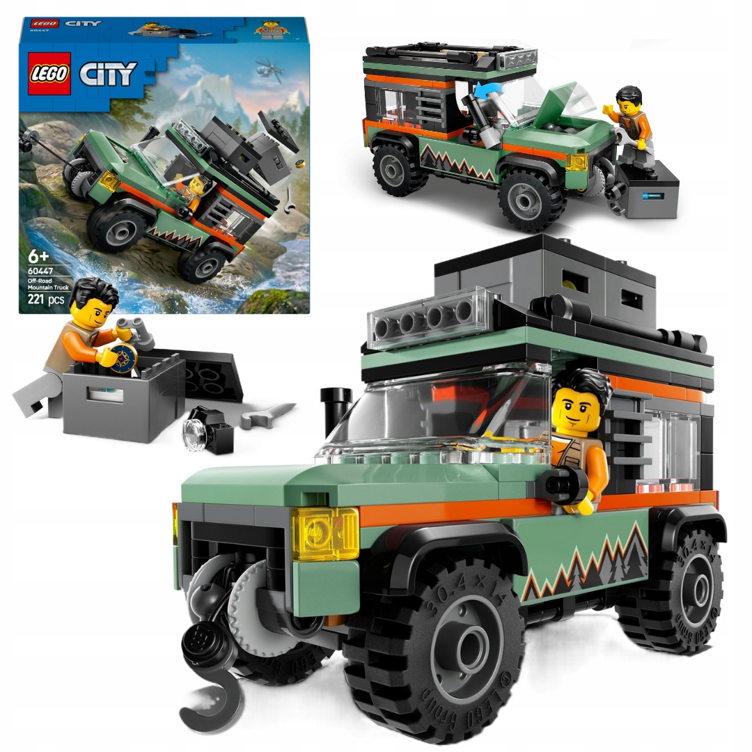 Lego City 60447 Terénní horský kamion 4x4 Naviják Auto