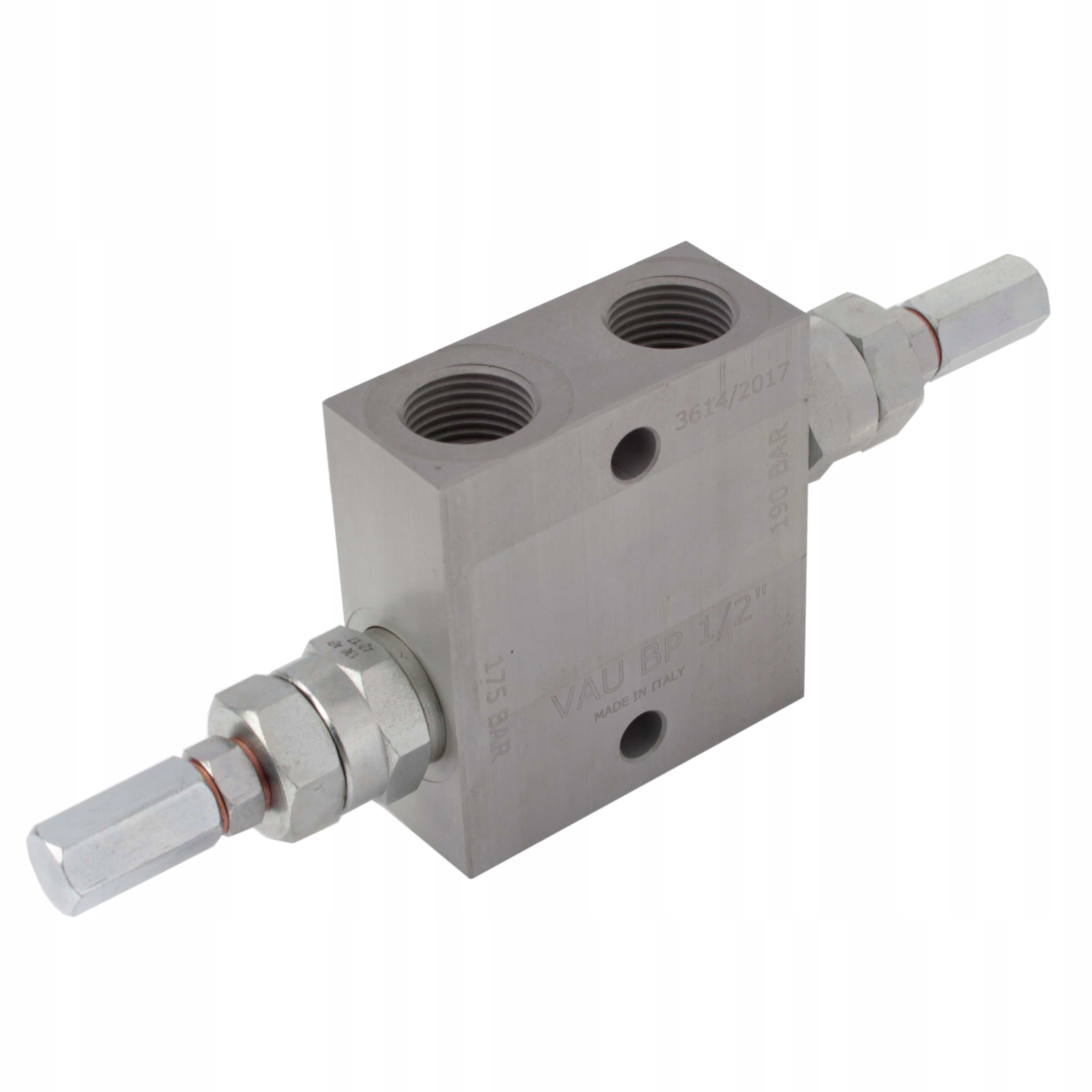 VAUBP1/2 - Поперечный переливной клапан 175 бар
