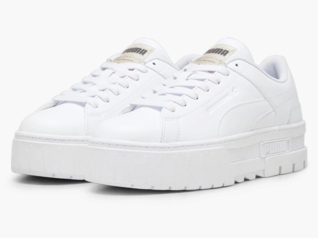 Boty na platformě Puma Mayze Be a Poem Wns 392729 01 bílé vel.