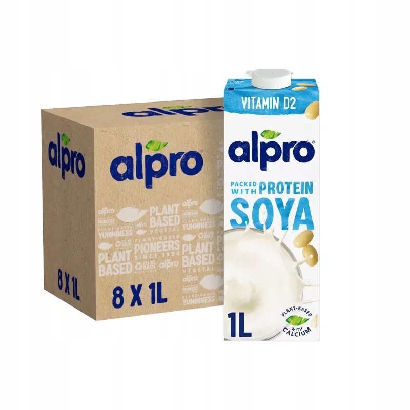Zestaw 8x Alpro Napój Sojowy Orginal 1 L