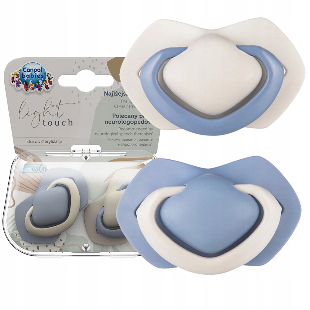 CANPOL SMOCZEK USPOKAJAJĄCY SILIKONOWY 0-6M 2szt.