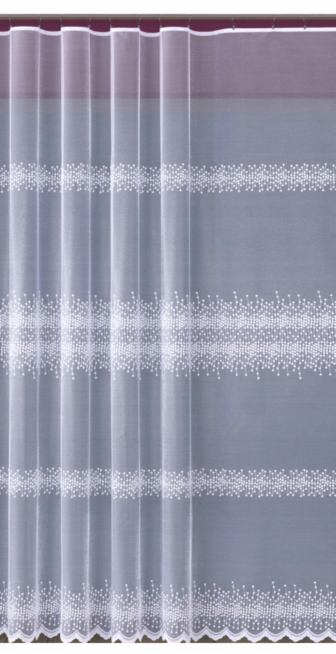 Mg Záclona lesk 628/58 Bílá 380x250 hotová páska G